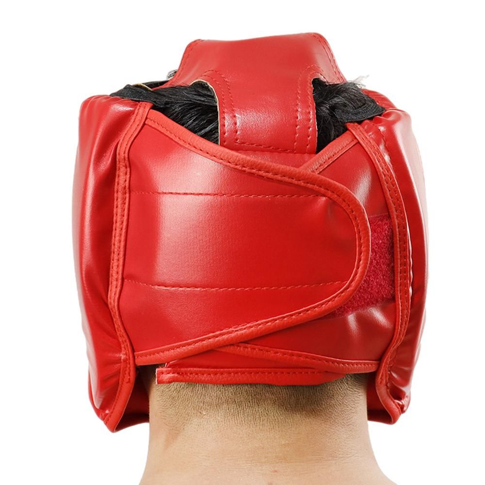 Kickboxing Head Gear for Adults/ MMA Training Spng Maal Arts Boxing Helmet - Red S V1308-DSZKI-290-1