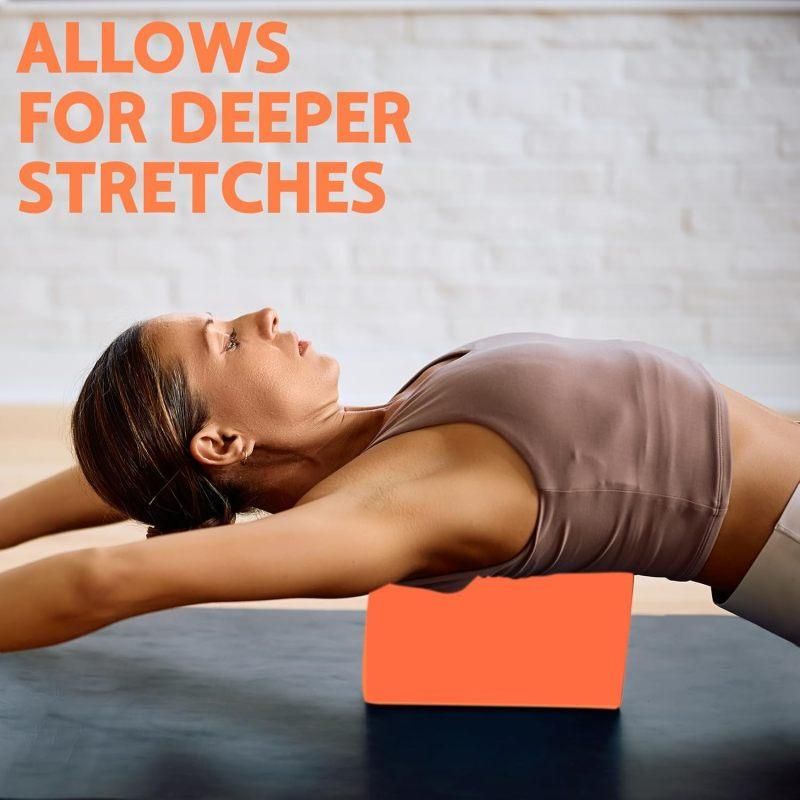 2Pcs Light EVA Yoga Block Stretching Training Brick Light Blue V1308-DSZKI-295