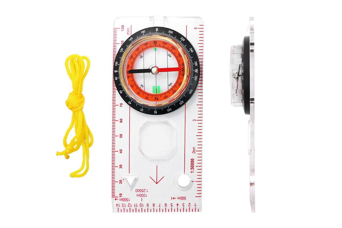 Professional Compass with Map Scale Multifunctional Baseplate V1308-DSZKI-30