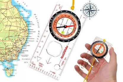 Professional Compass with Map Scale Multifunctional Baseplate V1308-DSZKI-30