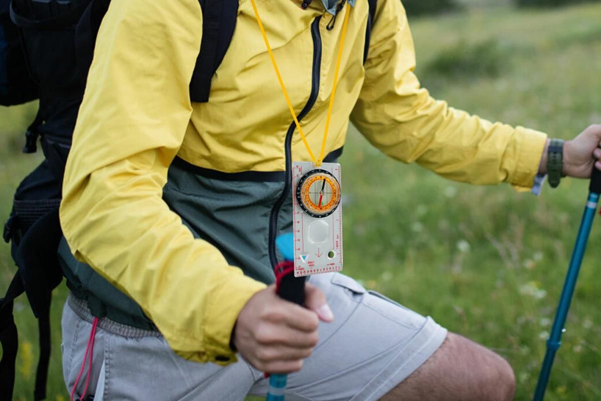 Professional Compass with Map Scale Multifunctional Baseplate V1308-DSZKI-30