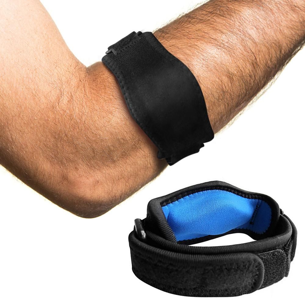 Adjustable Elbow Brace Blue Spandex+EVA One Size 1pc V1308-DSZKI-300