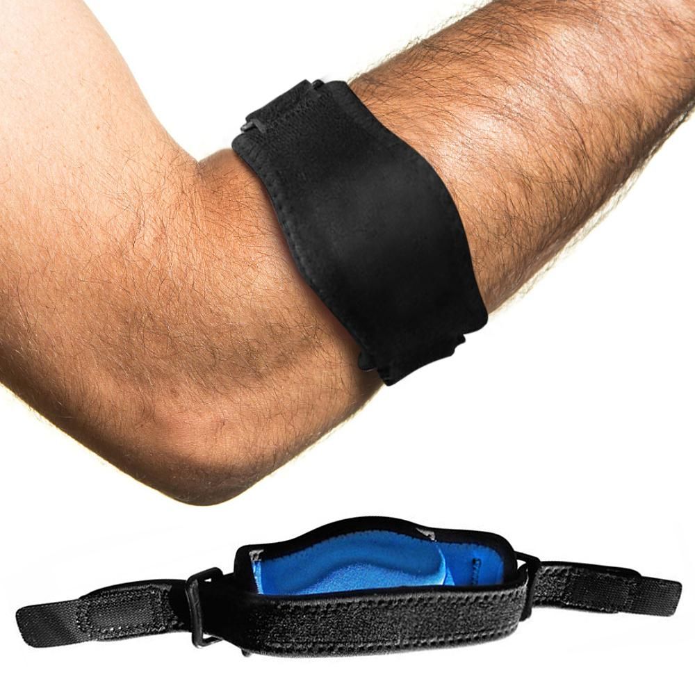 Adjustable Elbow Brace Blue Spandex+EVA One Size 1pc V1308-DSZKI-300