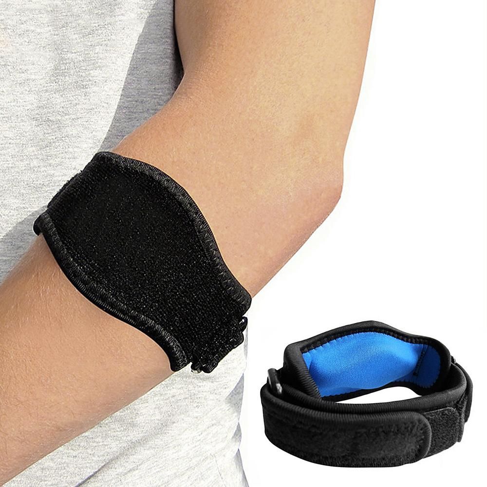 Adjustable Elbow Brace Blue Spandex+EVA One Size 1pc V1308-DSZKI-300