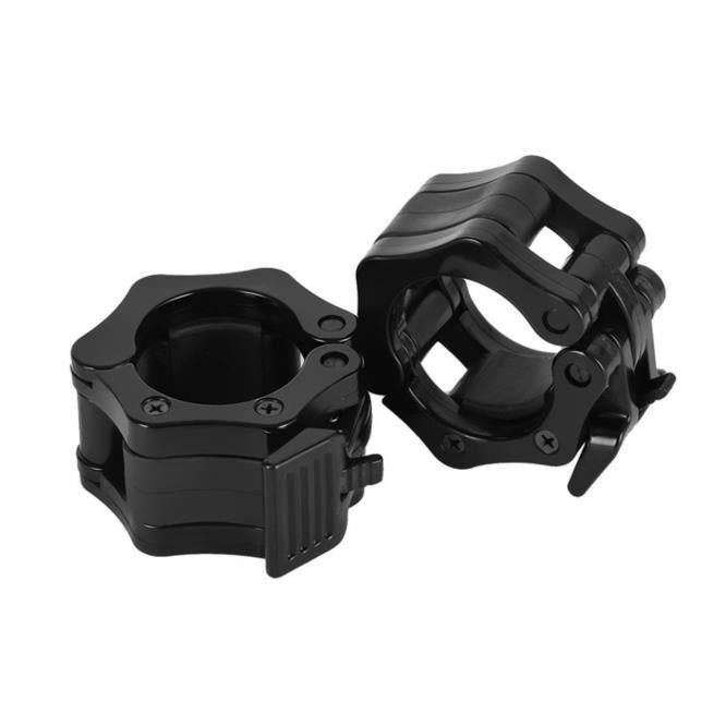 Barbell Clamps Black 2 Inch Quick Release Weight Bar Collars 1 Pair V1308-DSZKI-303