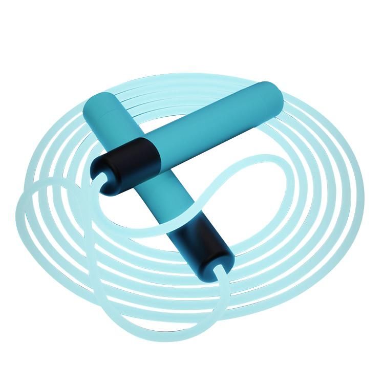 Glowing Skipping Rope Blue 2.8m Jump Rope 160g V1308-DSZKI-304