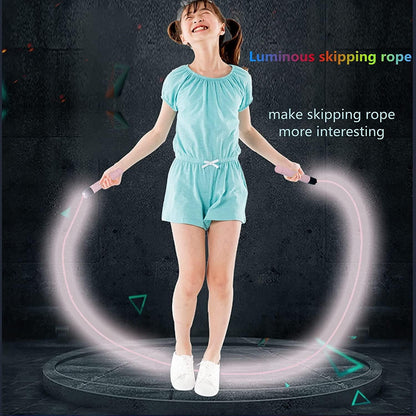 Glowing Skipping Rope Blue 2.8m Jump Rope 160g V1308-DSZKI-304