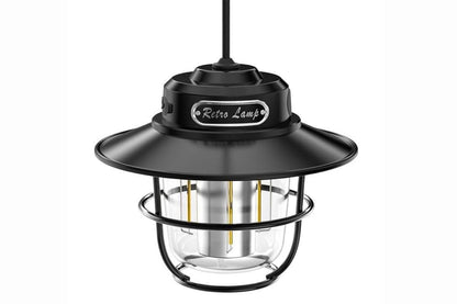 Portable Camping Light Waterproof LED Tent Lantern Rechargeable Outdoor Hanging Lamp V1308-DSZKI-31