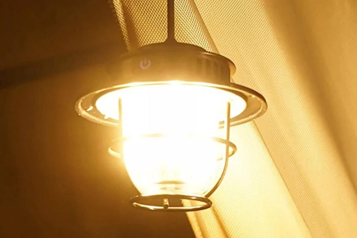 Portable Camping Light Waterproof LED Tent Lantern Rechargeable Outdoor Hanging Lamp V1308-DSZKI-31