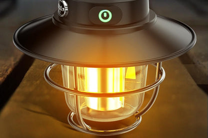 Portable Camping Light Waterproof LED Tent Lantern Rechargeable Outdoor Hanging Lamp V1308-DSZKI-31