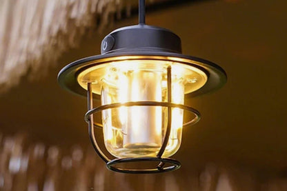 Portable Camping Light Waterproof LED Tent Lantern Rechargeable Outdoor Hanging Lamp V1308-DSZKI-31