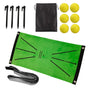 Golf Hitting Mat for Swing Detection Batting Portable Golf Pract Training Rug 24x12Inch V1308-DSZKI-310