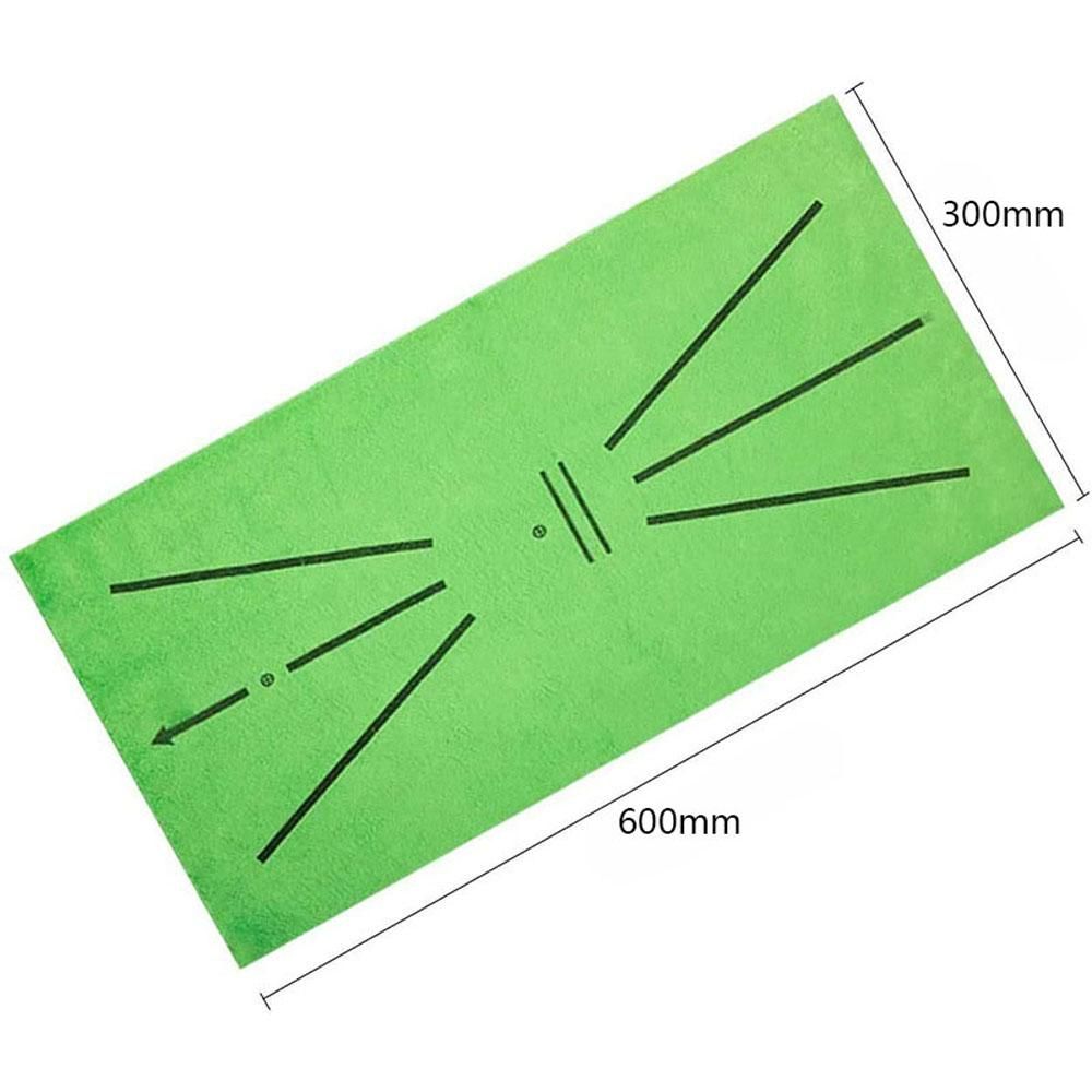 Golf Hitting Mat for Swing Detection Batting Portable Golf Pract Training Rug 24x12Inch V1308-DSZKI-310