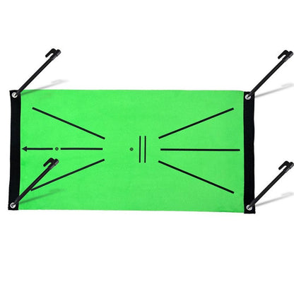 Golf Hitting Mat for Swing Detection Batting Portable Golf Pract Training Rug 24x12Inch V1308-DSZKI-310