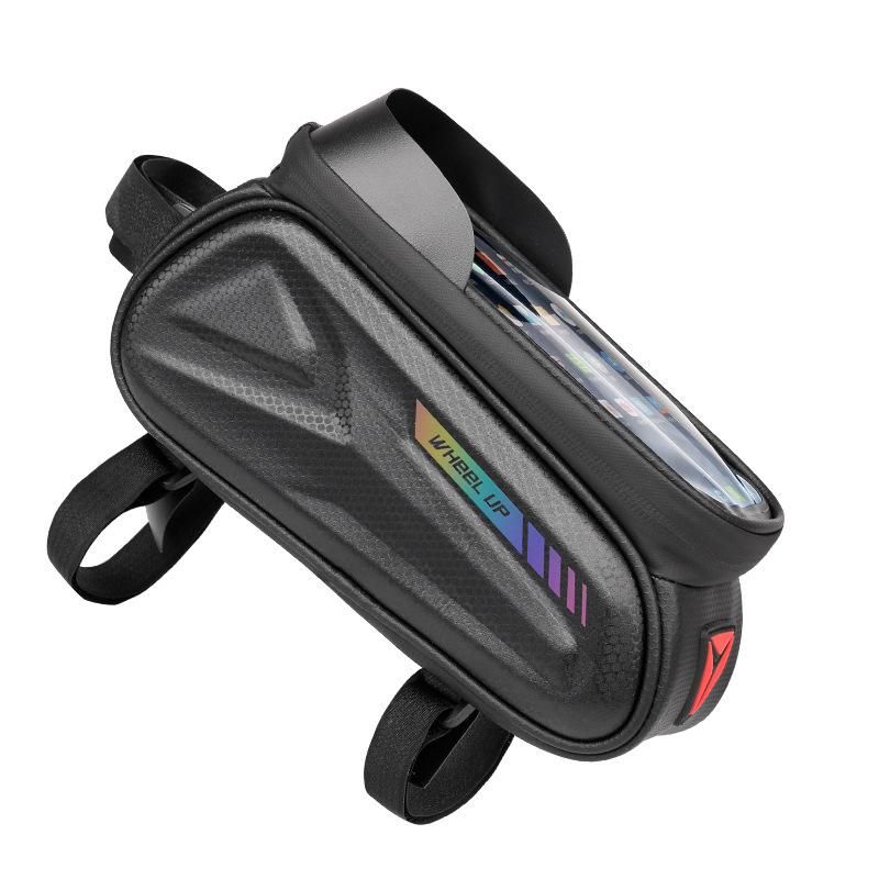 7-inch Waterproof Touch Screen Bike Bag, Bicycle Pouch Front Frame Tube Bag (color) V1308-DSZKI-317