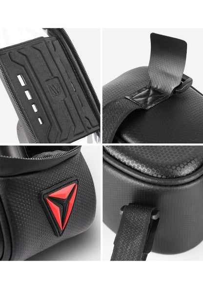7-inch Waterproof Touch Screen Bike Bag, Bicycle Pouch Front Frame Tube Bag (color) V1308-DSZKI-317