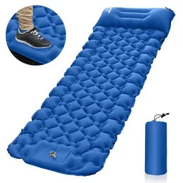 Camping Sleeping Pad with Pillow Built-in Pump Ultralight Inflatable Sleeping Mat Waterproof V1308-DSZKI-320