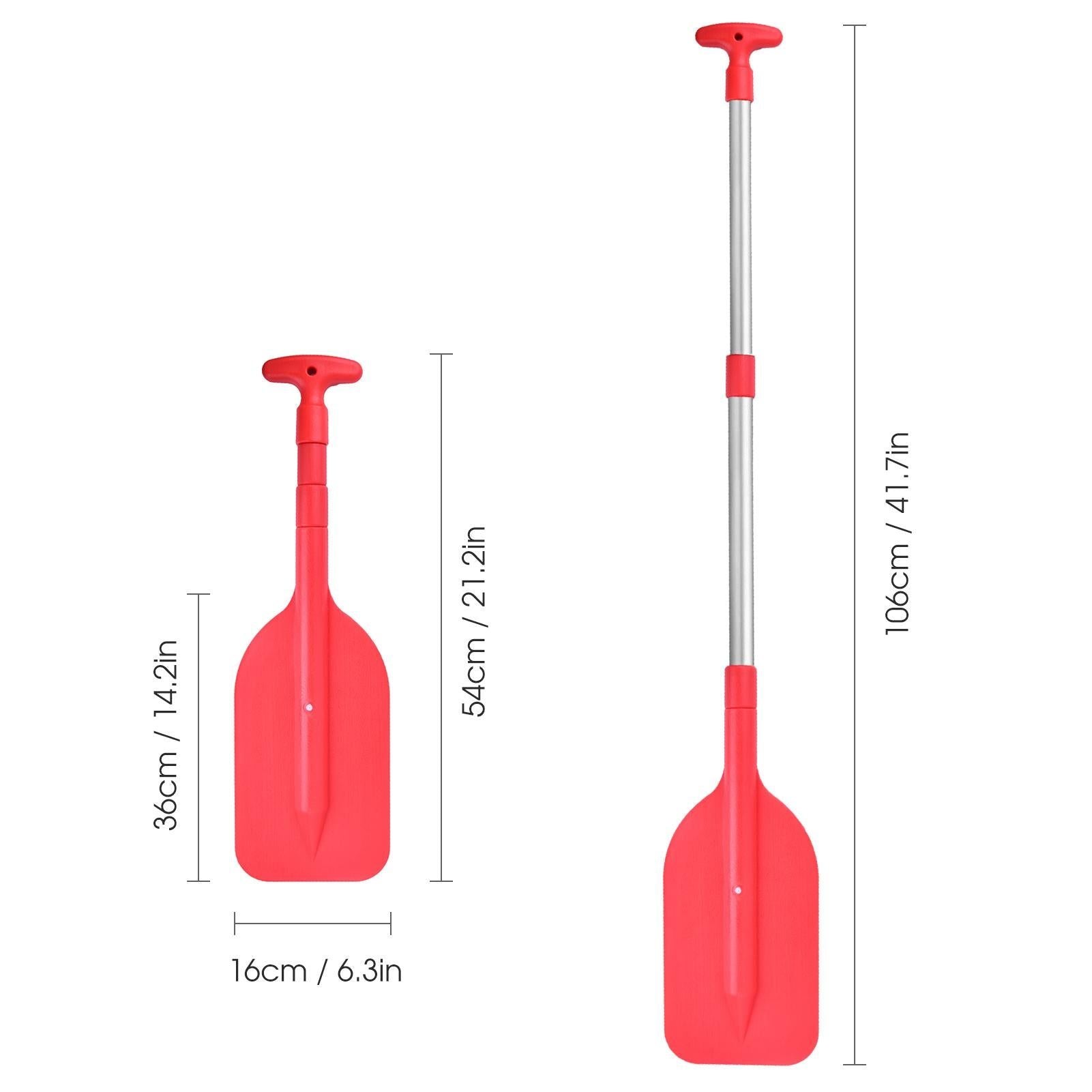 Collapsible Telescopic Mini Boat Paddle, Portable Adjustable Kayak Paddle Yellow V1308-DSZKI-321-2