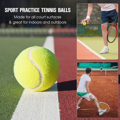 12 Pack Soft Training Tennis Balls, Low Pressure Pract Balls for Daily Training - Black V1308-DSZKI-325-2