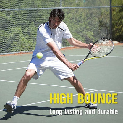 12 Pack Soft Training Tennis Balls, Low Pressure Pract Balls for Daily Training - Black V1308-DSZKI-325-2