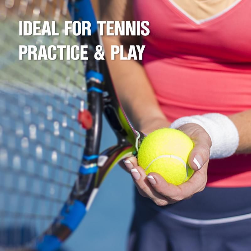 12 Pack Soft Training Tennis Balls, Low Pressure Pract Balls for Daily Training - Black V1308-DSZKI-325-2