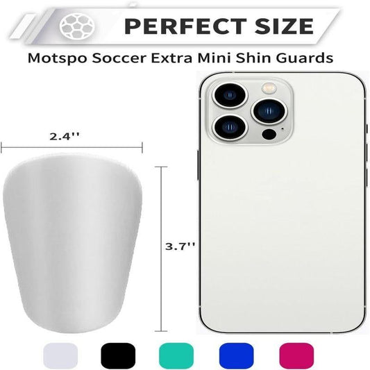 2-pack of mini soccer shin guards. Soccer protective gear - 10x6cm V1308-DSZKI-327