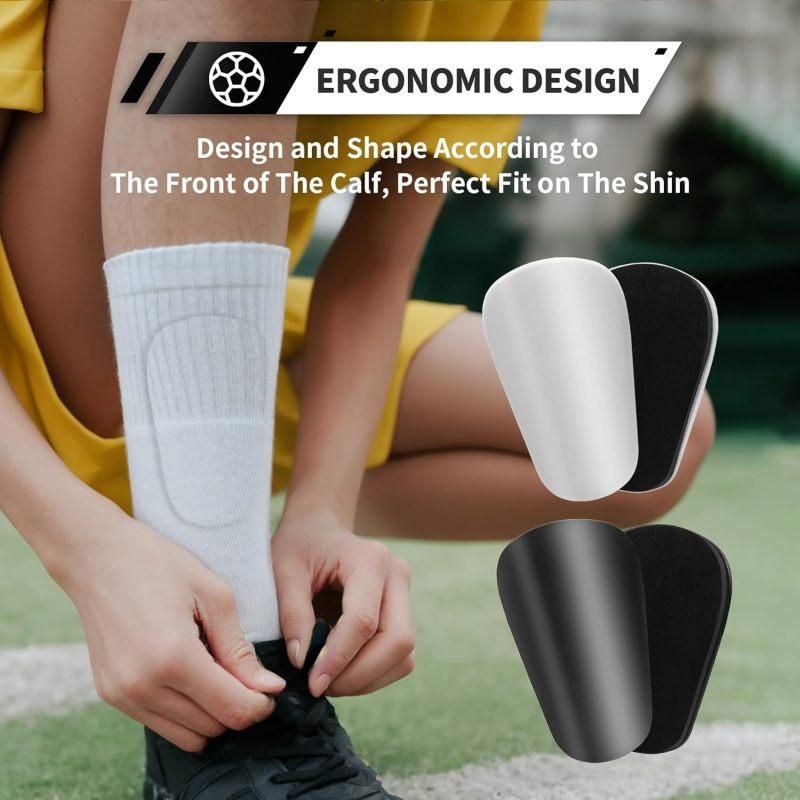 2-pack of mini soccer shin guards. Soccer protective gear - 10x6cm V1308-DSZKI-327