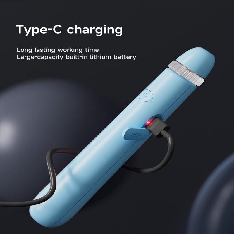 LED Light-Up Jump Rope for Boys Girls - Adjustable Glow-in-the-Dark Skipping Rope Black V1308-DSZKI-334-1