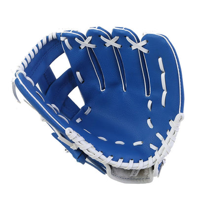Left Hand Baseball Softball Glove, Training Beginner Mitt for Youth and Adult Players - S V1308-DSZKI-335-1