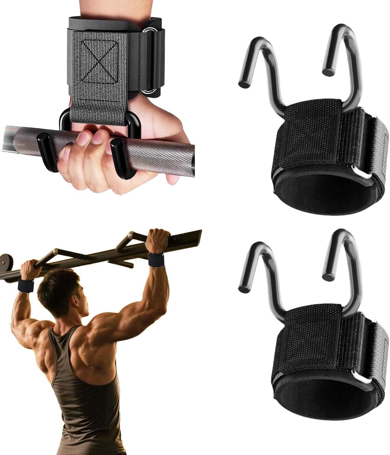 Lifting Hooks Gym Wrist Straps Deadlift Pull Up Support Power Hooks V1308-DSZKI-337
