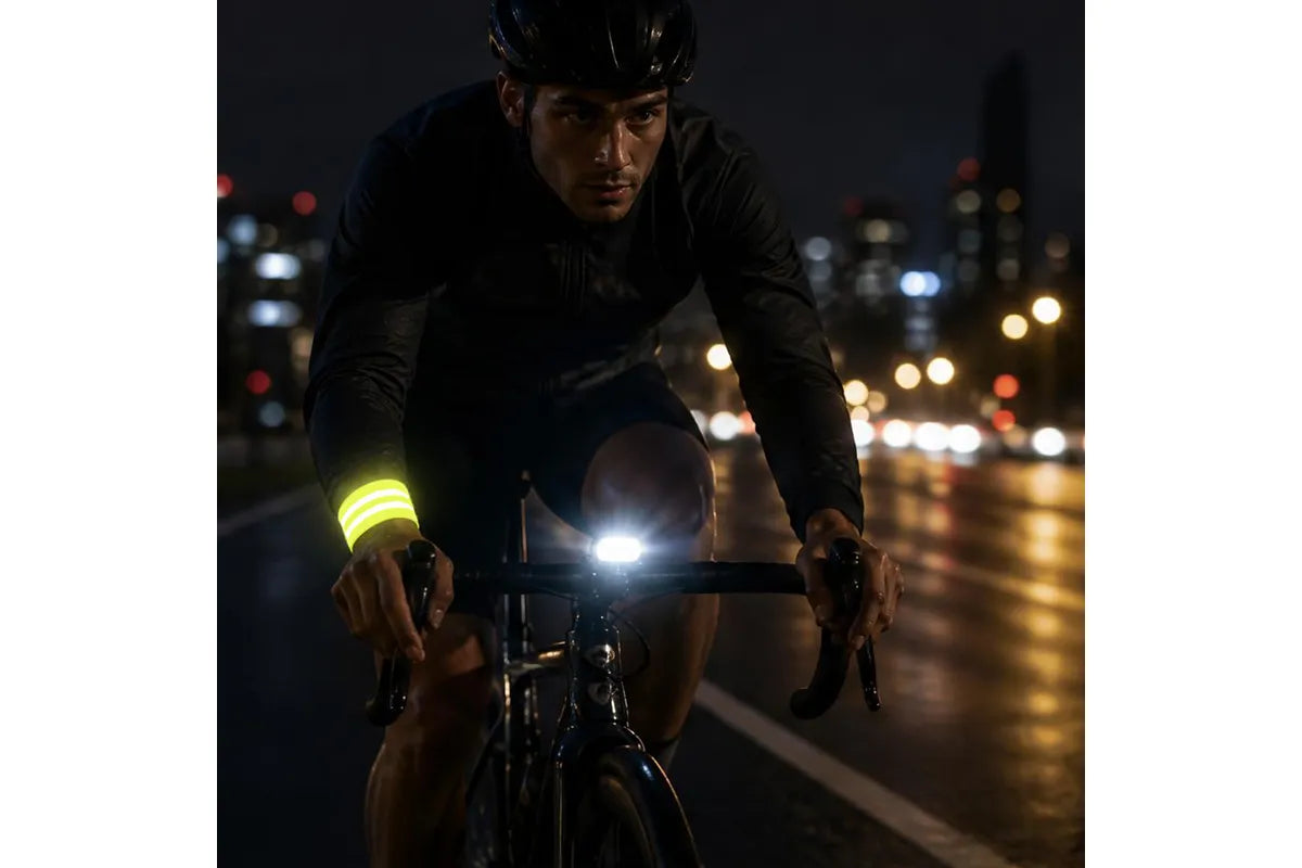 Reflective Wristbands 6 Pack Elastic Straps - High Visibility Bands for Cycling Running V1308-DSZKI-339