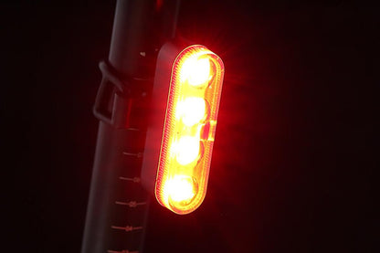 2Pcs Bike Tail Light 4 Modes Bike Rear Light Waterproof Bicycle Taillight-White V1308-DSZKI-341-1