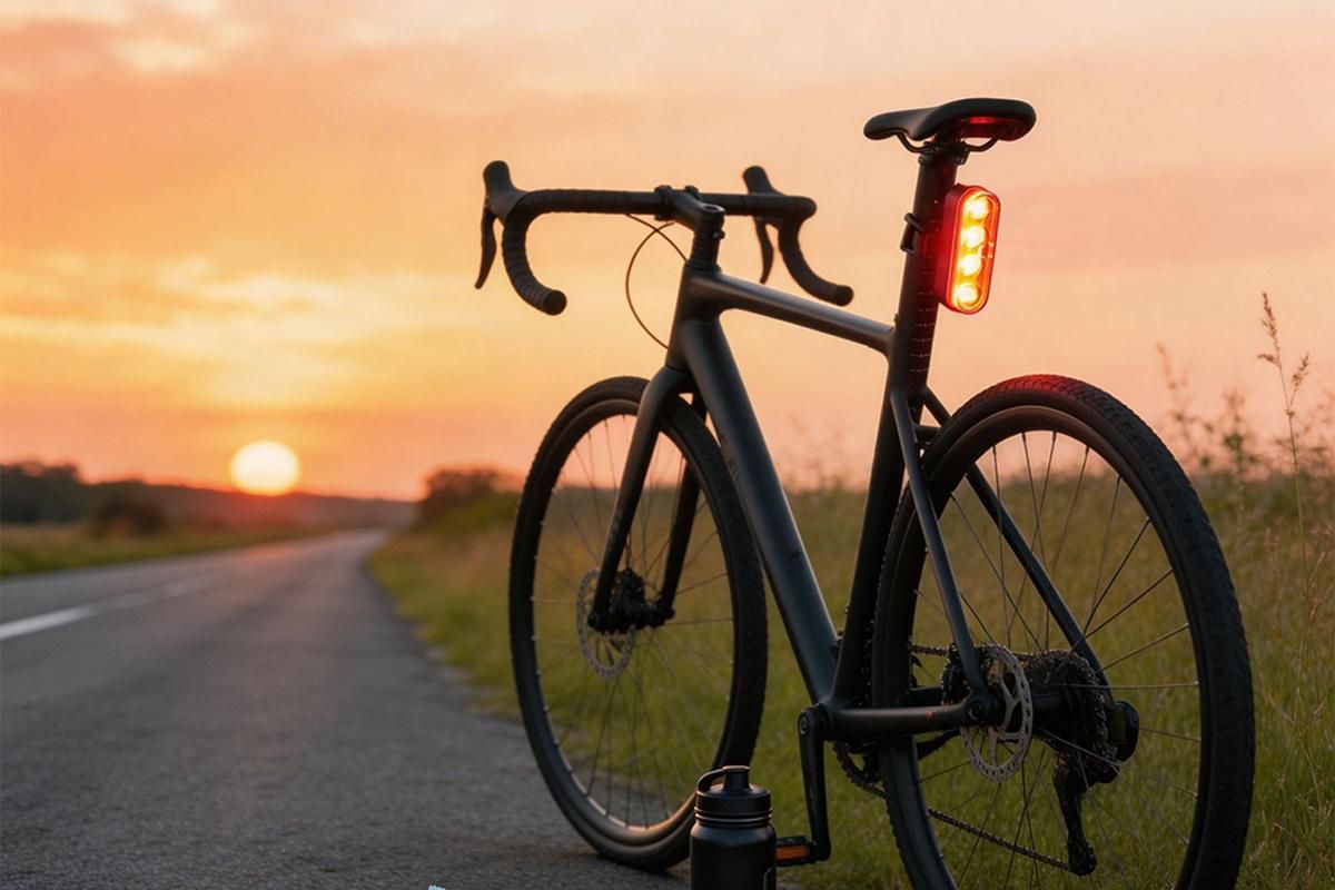 2Pcs Bike Tail Light 4 Modes Bike Rear Light Waterproof Bicycle Taillight-White V1308-DSZKI-341-1