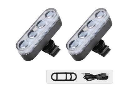 2Pcs Bike Tail Light 4 Modes Bike Rear Light Waterproof Bicycle Taillight-Red V1308-DSZKI-341-2