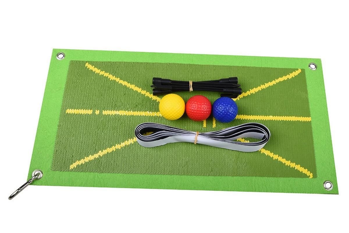 2Pcs Golf Training Mat For Swing Detection Golf Training Aid For Indoor Outdoor V1308-DSZKI-342