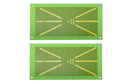 2Pcs Golf Training Mat For Swing Detection Golf Training Aid For Indoor Outdoor V1308-DSZKI-342