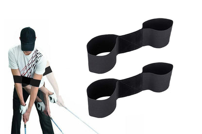 2Pcs Golf Train Arm Band Swing Correcting Tool Posture Motion Correction Training Aid V1308-DSZKI-343