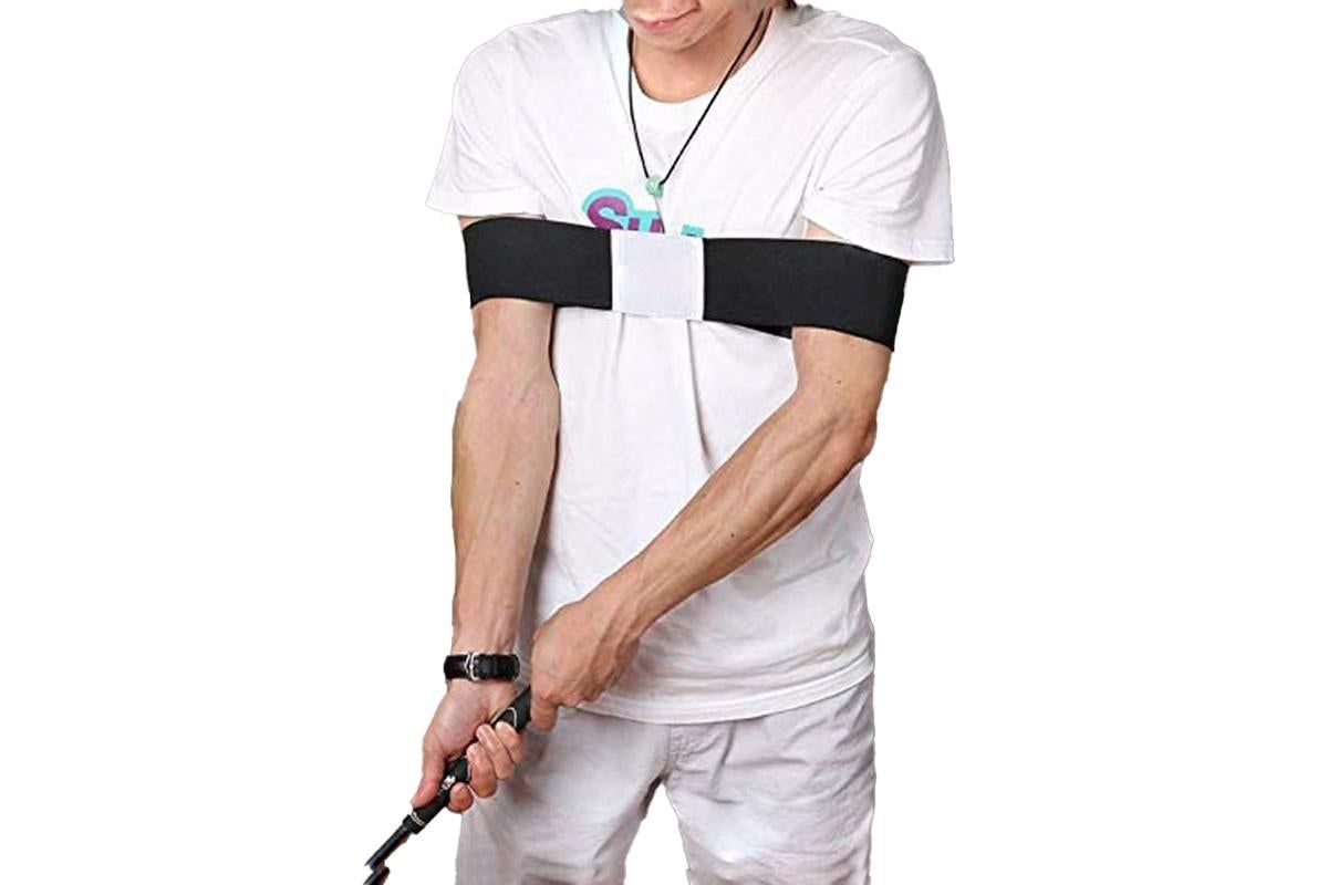 2Pcs Golf Train Arm Band Swing Correcting Tool Posture Motion Correction Training Aid V1308-DSZKI-343