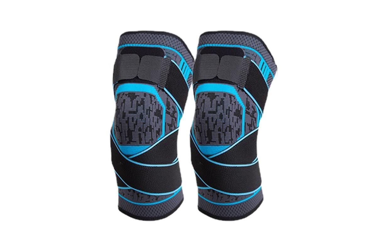 2Pcs Men Women Knee Compression Sleeve For Knee Pain Relief Supportive Knee Sleeve-Green 3XL V1308-DSZKI-345-6
