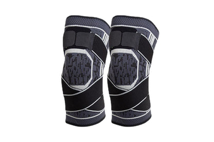 2Pcs Men Women Knee Compression Sleeve For Knee Pain Relief Supportive Knee Sleeve-Grey L V1308-DSZKI-346-3