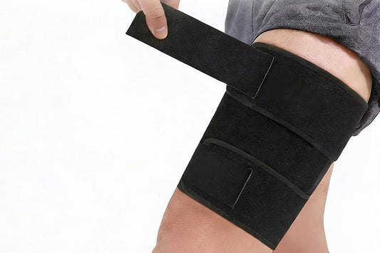2Pcs Thigh Wrap Support Thigh Brace Adjustable Sleeve Support For Workouts V1308-DSZKI-347