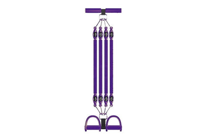 4 Tubes 4-in-1 Resistance Band Pedal Puller for Sit-Up Home Gym Yoga Pilates V1308-DSZKI-349