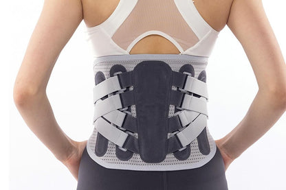 Adjustable Lumbar Support Belt Lower Back Brace With Lumbar Pad Waist Belt - L V1308-DSZKI-350-2
