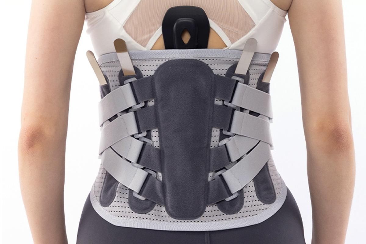 Adjustable Lumbar Support Belt Lower Back Brace With Lumbar Pad Waist Belt - L V1308-DSZKI-350-2