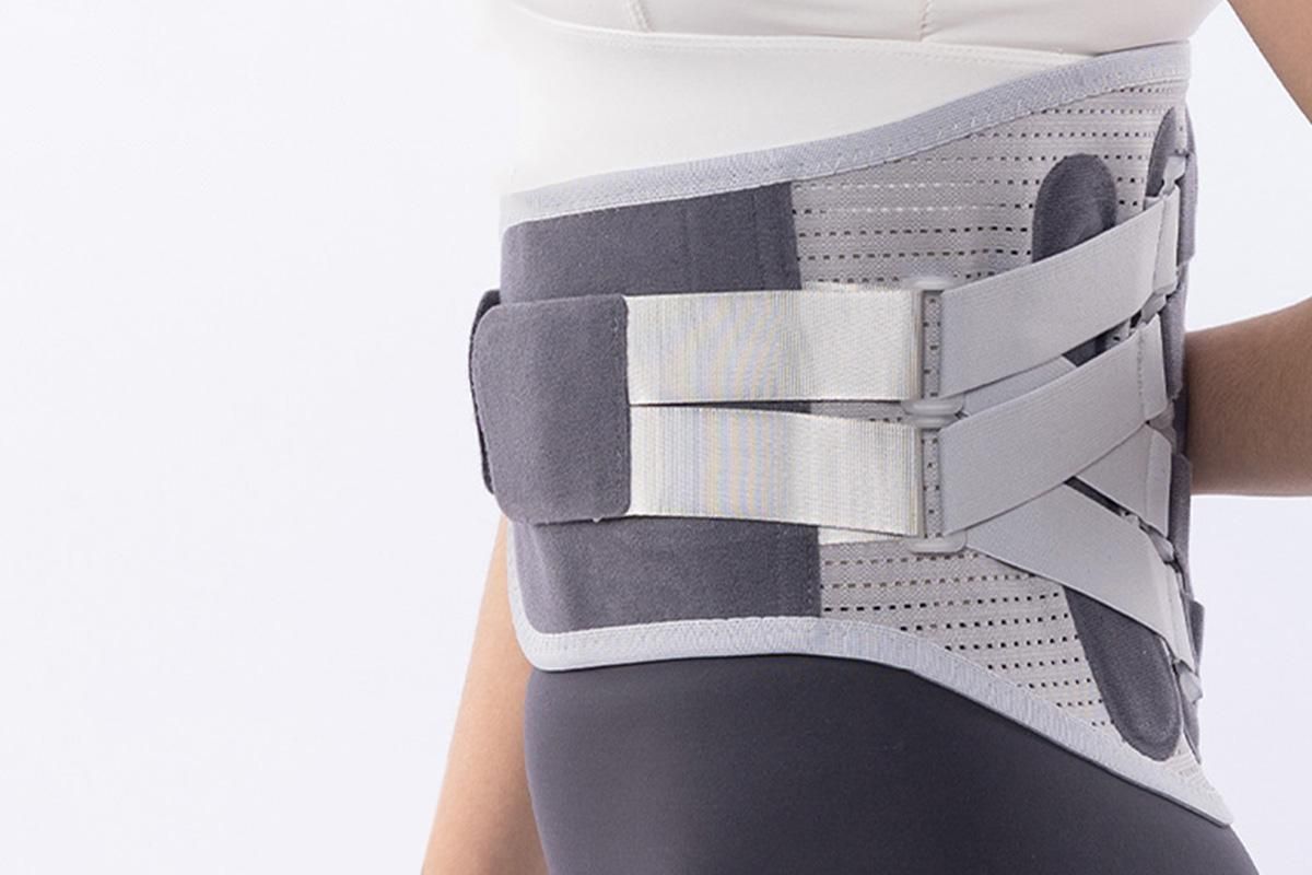 Adjustable Lumbar Support Belt Lower Back Brace With Lumbar Pad Waist Belt - L V1308-DSZKI-350-2
