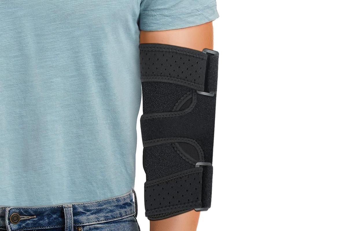 Adjustable Elbow Splint Cubital Tunnel Elbow Brace For Sleeping Tennis Elbow V1308-DSZKI-351