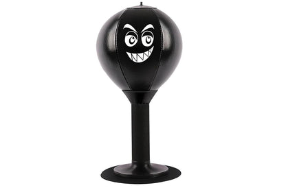 Desk Punching Bag Desktop Toy with Strong Suction Cup Fun Punch Desktop Game-Black V1308-DSZKI-352-1