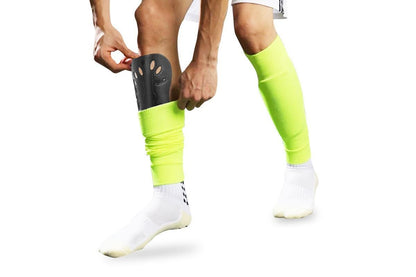 Protective Gear Soccer Shin Guards For Kids Adults Breathable Shin Guard Sleeves-Black V1308-DSZKI-356