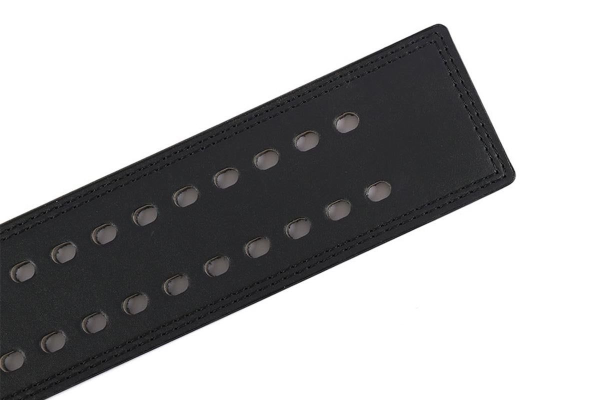 Professional Powerlifting Belt for Squat Deadlift-Black M V1308-DSZKI-357-2