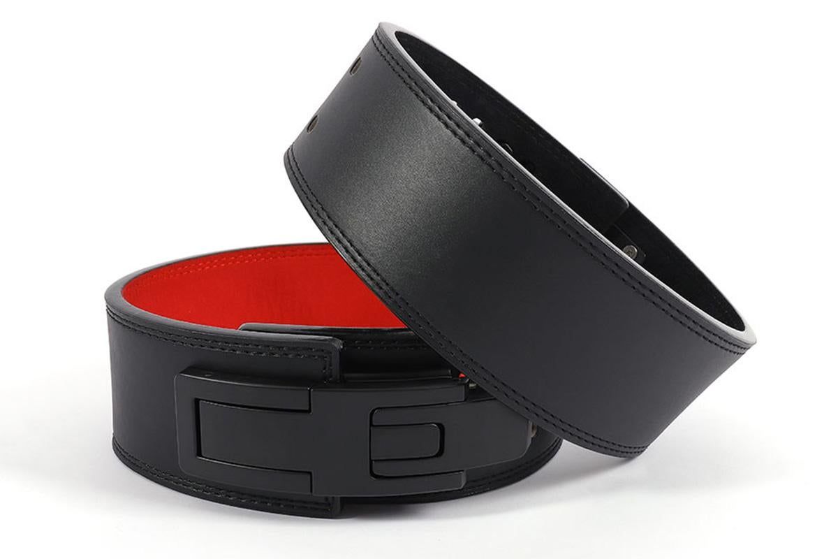 Professional Powerlifting Belt for Squat Deadlift-Red M V1308-DSZKI-358-2